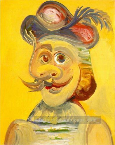 Tete mousquetaire 3 1971 cubiste Pablo Picasso Peintures à l'huile
